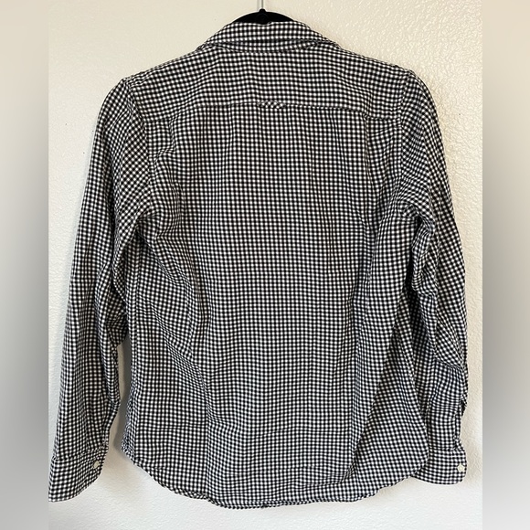 Gap women’s button up shirt, black and white, small - Picture 2 of 5